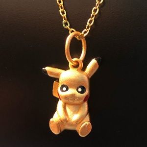 Pokemon Pikachu Necklace  Anime 3D figure. Brand New